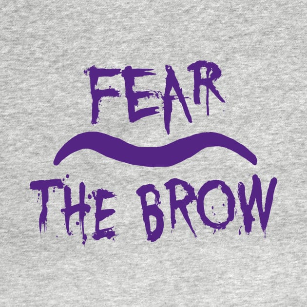 Anthony Davis 'Fear The Brow' Los Angeles Lakers NBA Basketball by xavierjfong